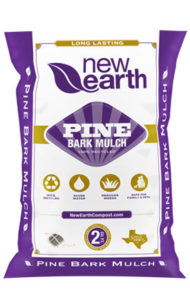 Pine Bark Mulch 2 cubic feet bag (Purple and gold colors)