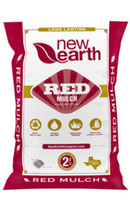 Red Mulch 2 cubic feet bag (red and gold colors)
